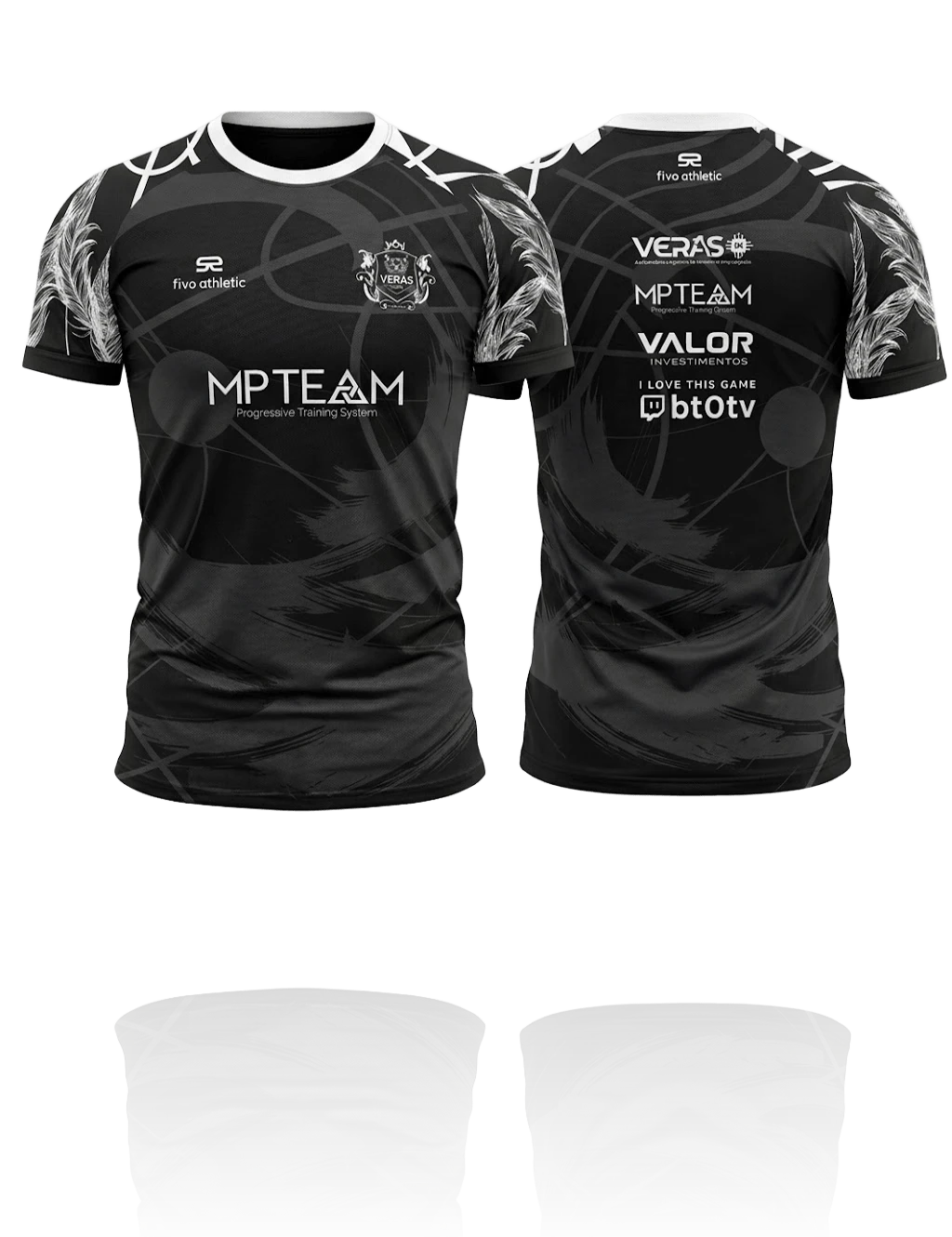 Uniforme oficial do VerasCup 3ª edição, frente e costas